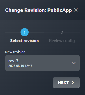 Select revision