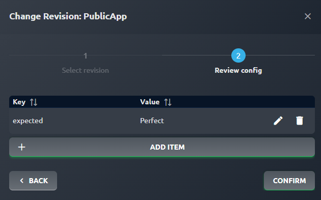 Review config