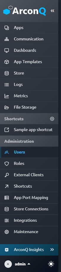 Admin role capabilities